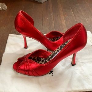 Vintage Manolo Blahnik 3.5in open-toe hee